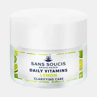 SANS SOUCIS DAILY VITAMINS ANTI-AGE CLEAR LEMON 24H CARE 50 МЛ - анти эйдж, ВСЕ КРЕМЫ ДЛЯ ЛИЦА, КРЕМ ДЛЯ АКНЕ, КРЕМ ДЛЯ ЖИРНОЙ КОЖИ, КРЕМ ДЛЯ КОМБИНИРОВАННОЙ КОЖИ