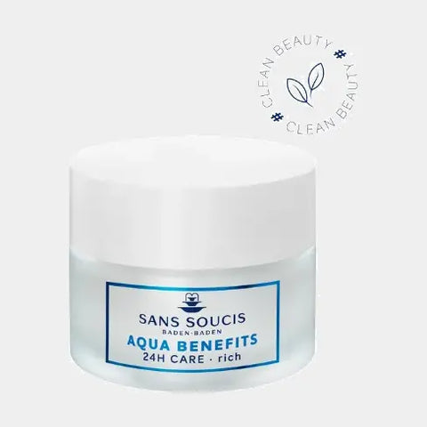 SANS SOUCIS MOISTURE AQUA БЛАГОТВОРНЫЙ 24-ЧАСОВОЙ УХОД ЗА СУХОЙ КОЖЕЙ 50 МЛ - ВСЕ КРЕМЫ ДЛЯ ЛИЦА, КРЕМ ДЛЯ КОМБИНИРОВАННОЙ КОЖИ, УВЛАЖНЯЮЩИЙ КРЕМ